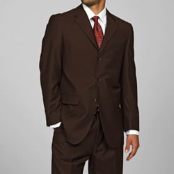Giorgio Fiorelli Men's Brown 3-button Suit
