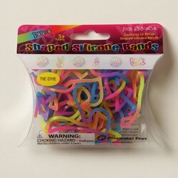 Silicon Tie Dye Peace Bands (Case of 144)
