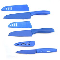Silvermark Blue 6-piece Santoku and Parer Set