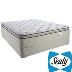 Sealy Brand Moonstruck Plush Euro Pillowtop King-size Mattress Set