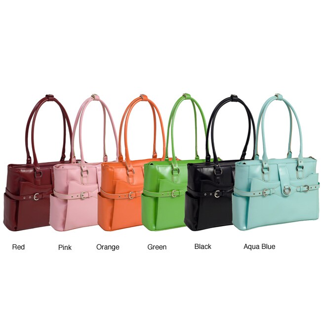 McKlein Women's Willow Springs Leather Laptop Briefcase