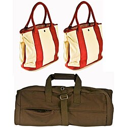 Carry-On Garment and Dual Tote Bag 3-piece Travel Set