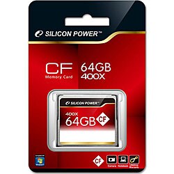 Silicon Power 64GB 400X Compact Flash Memory Card