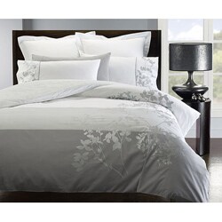 Ivy 3-piece King-size Flange Duvet Cover Set