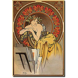 Alphonse Mucha 'Mucha' Canvas Art