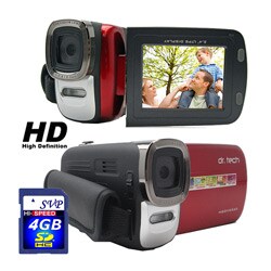Dr. Tech 5MP 2.4 inch Red Digital Camcorder
