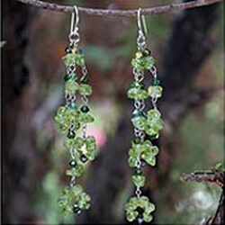 Peridot 'Lime Rain' Earrings (Thailand)