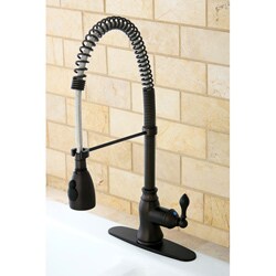 American Classic Modern Oil Rubbed Bronze Spiral Pull-down Kitchen Faucet