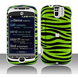 Black/ Green Zebra HTC MyTouch 3G Slide Protective Case