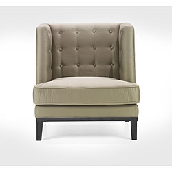 Modern Champagne Fabric Chair