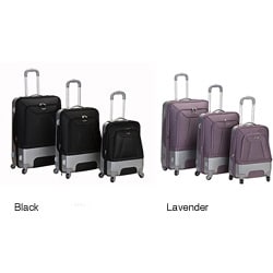 Rockland Rome Spinner Expandable 3-piece Luggage Set