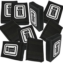 I&I Sports Square Martial Arts Focus Target Pads (Pack of 10)