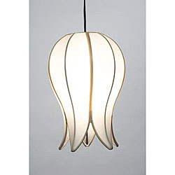 Find Cheap Price Small Flowering Lotus White Silk Hanging Lamp (Vietnam)