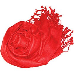 Peach Couture Red Rayon from Bamboo Pashmina