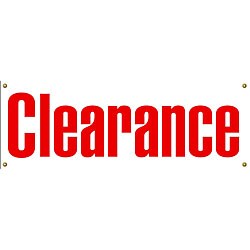 Clearance Vinyl Banner (8' x 3')
