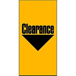 Clearance Vertical Banner (2' x 6')
