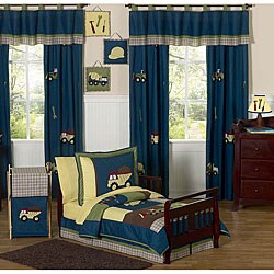 Construction Zone 5-piece Toddler Boy's Bedding Set