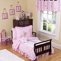 Fairy Tale Fairies 5-piece Toddler Girl's Bedding Set