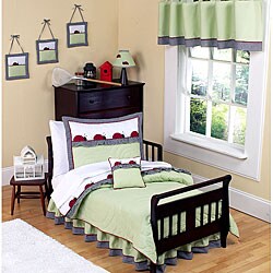 Sweet JoJo Designs Ladybug Parade 5-piece Toddler Girl's Bedding Set