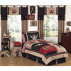 Sweet JoJo Designs Pirate 4-piece Twin-size Comforter Set
