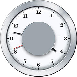 Round 10-inch Wall Clocks (Case of 20)