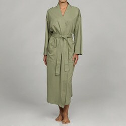 Women's Sage Organic Cotton Bathrobe