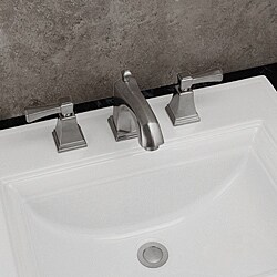 Fontaine Patiglia Wide Spread Brushed Nickel Bathroom Faucet