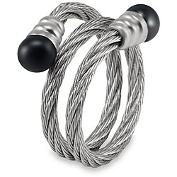 Stainless Steel Twisted Cable Ring