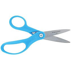 Fiskars 5-inch Blunt-nosed Blue Scissors (Pack of 6)