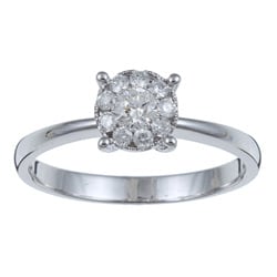 14k White Gold 1/3ct TDW Diamond Ring (I-J, I1-I2)