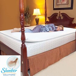 Slumber Solutions 1-inch Memory Foam Mattress Topper
