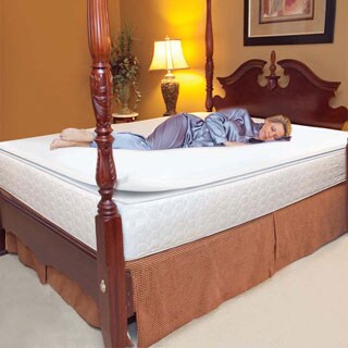 (^_-) Slumber Solutions 1-inch Memory Foam Mattress Topper