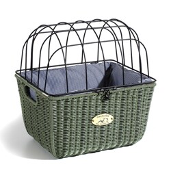 Nantucket Co. Somerset Collection Green Bicycle Pet Basket-Image