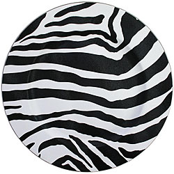 ChargeIt! by Jay Zebra Round Charger Plates (Pack of 4)