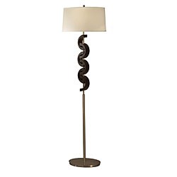 Sentri 1-light Nickel Floor Lamp