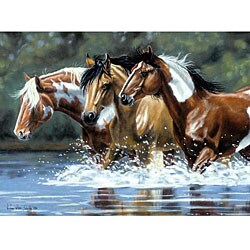 Artist's Collection Heading Upstream Paint By Number Kit (12x16)