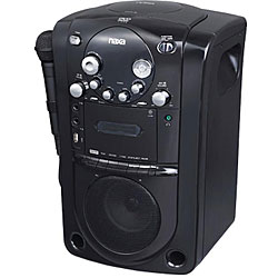 Naxa NK-201 High Powered Top Loading Karaoke System with USB Input/ Cassette Player