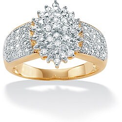 Gold Cluster Ring