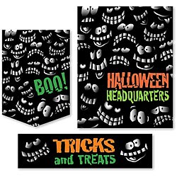 'Halloween Headquarters' 22-piece Sign Kit
