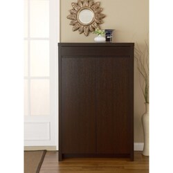 Studio 5-shelf Red Cocoa Shoe Cabinet