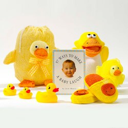 Just Ducky Baby Bath Time Gift Set