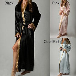 Classic Women's Long Satin Robe