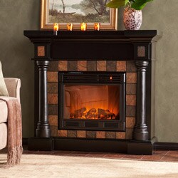 Blanchard Black Electric Fireplace
