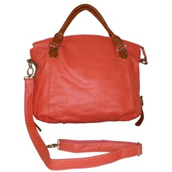 Amerileather 'La Jolla' Leather Shoulder Bag