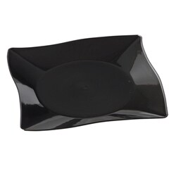 Profiles Small Black Square Plates (Case of 160)