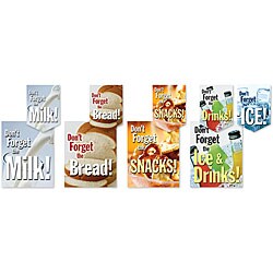 Food and Snack Reminder 20-piece Sign Kit