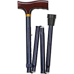 Mabis Designer Folding Blue Ice Cane