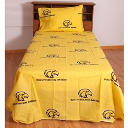 University of Southern Mississippi Yellow Sheet Set