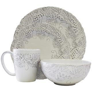 American Atelier 16-piece Bianca Grapevine Dinnerware Set