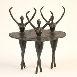 Danya B Cast Bronze Ballerina Ensemble Sculpture